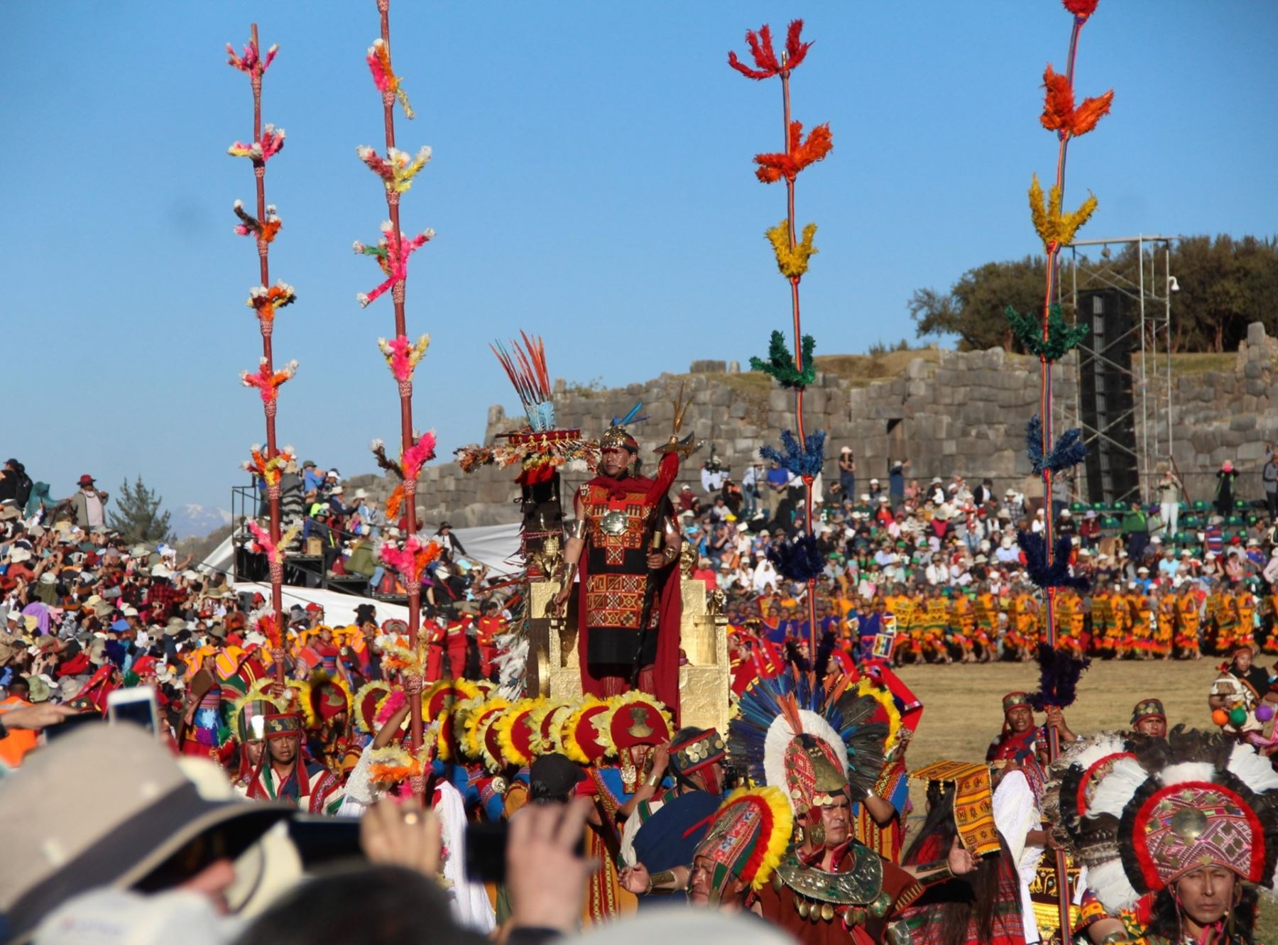 Cusco se prepara para celebrar el Inti Raymi, la fastuosa ceremonia inca que se escenifica el 24 de junio como acto culminante de los festejos por el mes jubilar de la ciudad imperial. ANDINA/Percy Hurtado Santillán