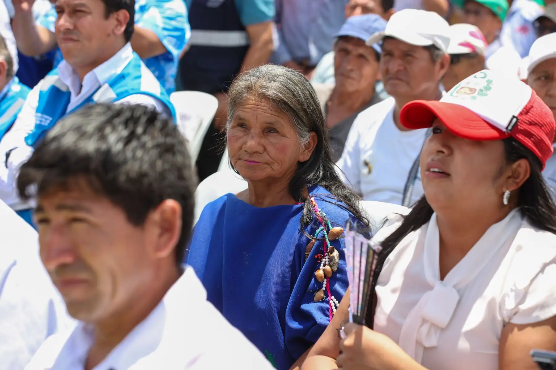 La presidenta de la república, Dina Boluarte, participó en la ceremonia de presentación de resultados del programa Llamkasun Perú en el distrito de Pichanaqui, en la región Junín
Foto: ANDINA/Prensa Presidencia