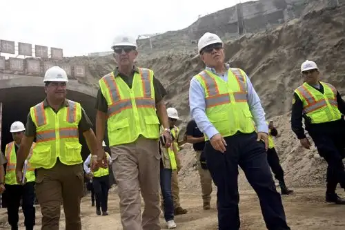 El ministro del Interior, Víctor Torres, se reunió con directivos del proyecto portuario para adoptar acciones a favor de seguridad ciudadana en el distrito norteño. Foto: ANDINA/Mininter