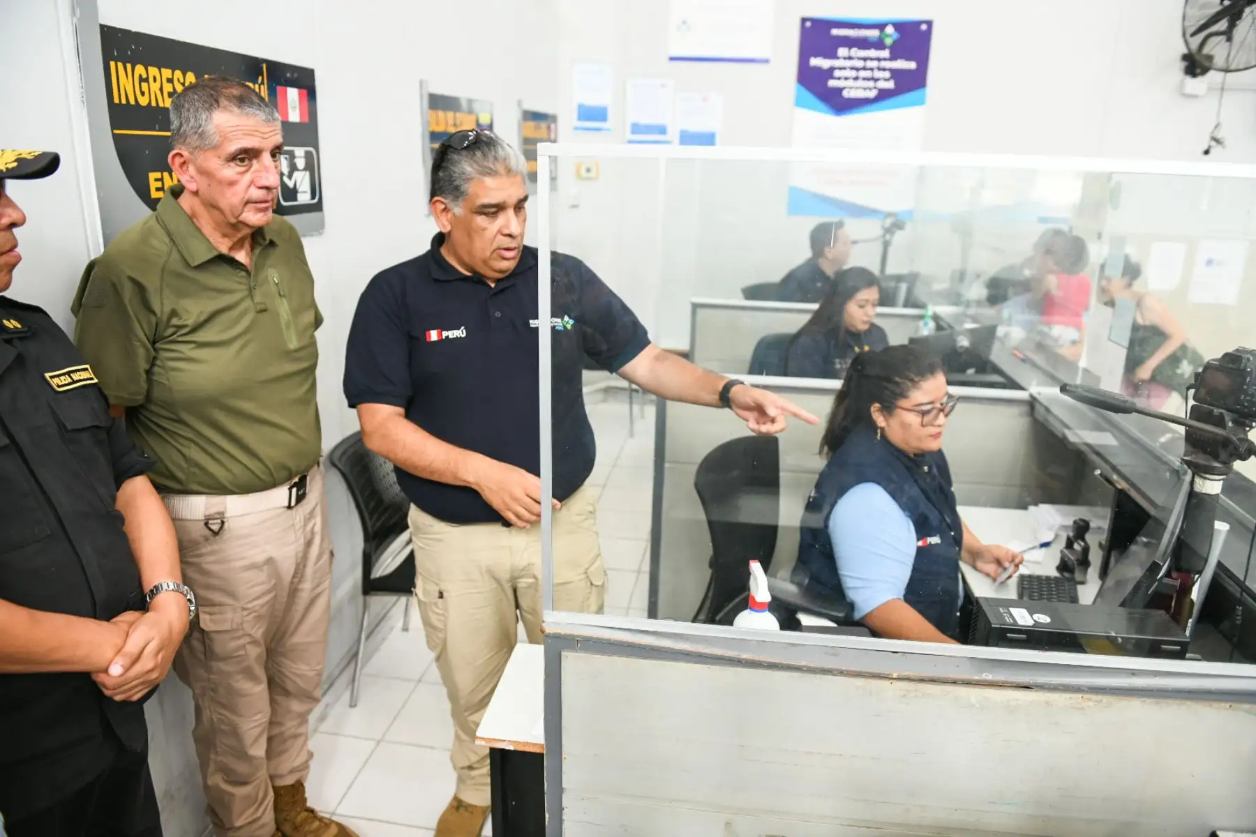 Ministro del Interior, Víctor Torres supervisa dispositivos de seguridad en frontera norte. Foto: ANDINA/ Ministerio del Interior