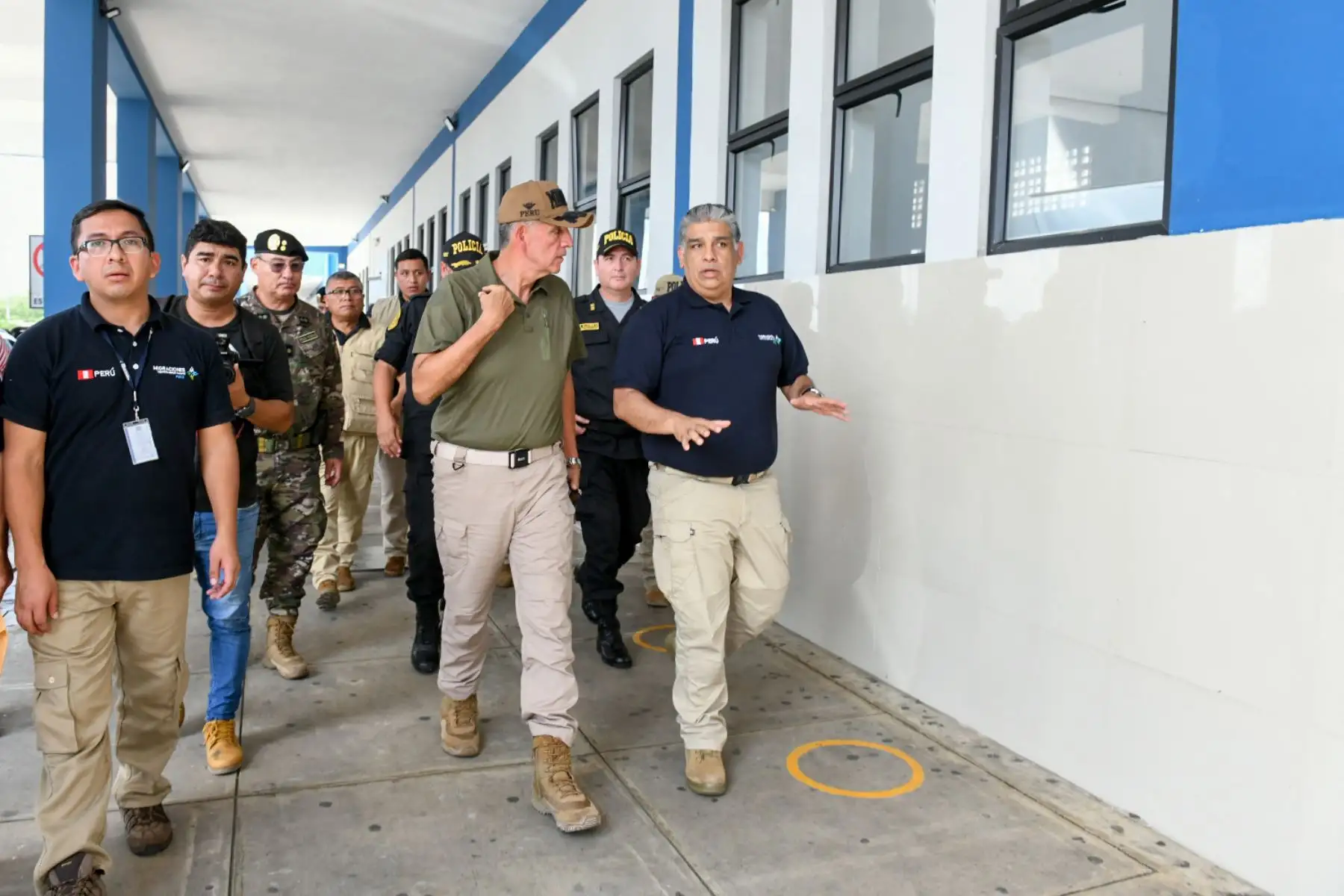 Ministro del Interior, Víctor Torres supervisa dispositivos de seguridad en frontera norte. Foto: ANDINA/ Ministerio del Interior