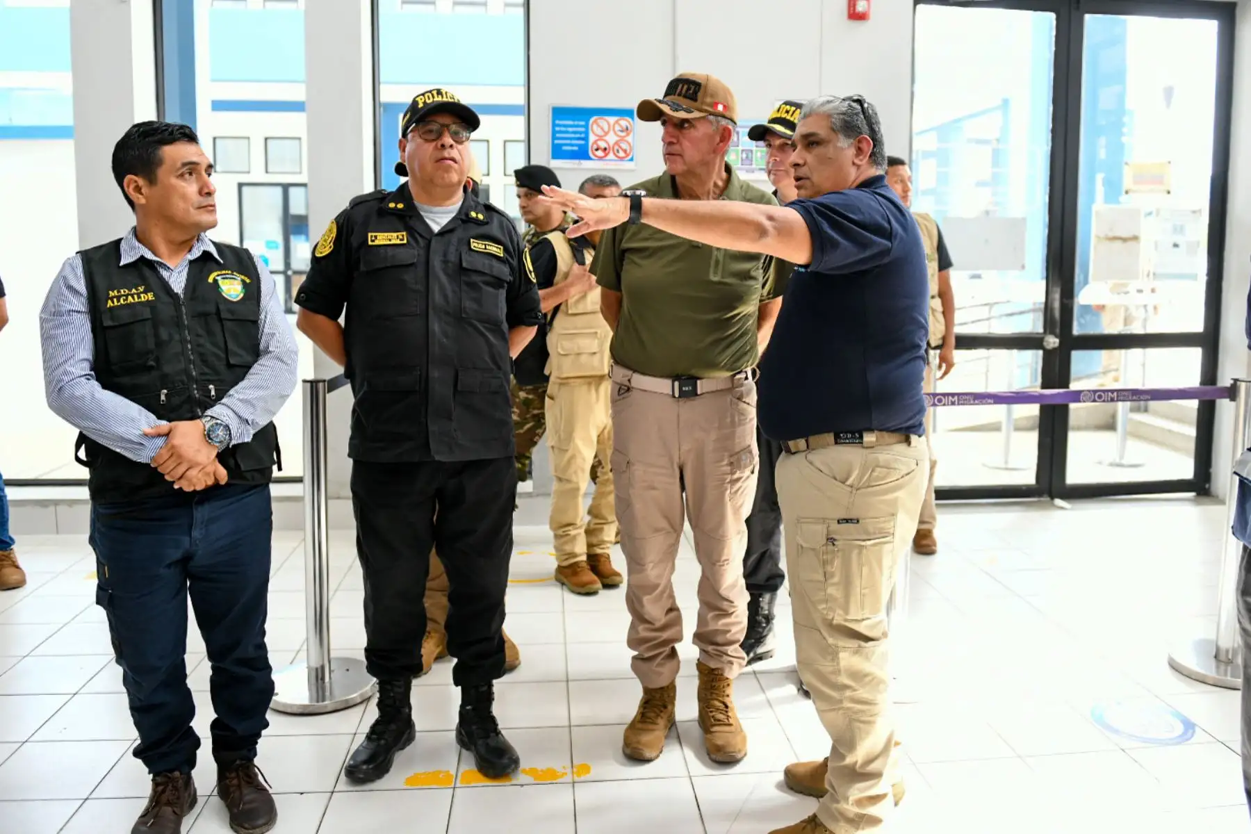 Ministro del Interior, Víctor Torres supervisa dispositivos de seguridad en frontera norte. Foto: ANDINA/ Ministerio del Interior