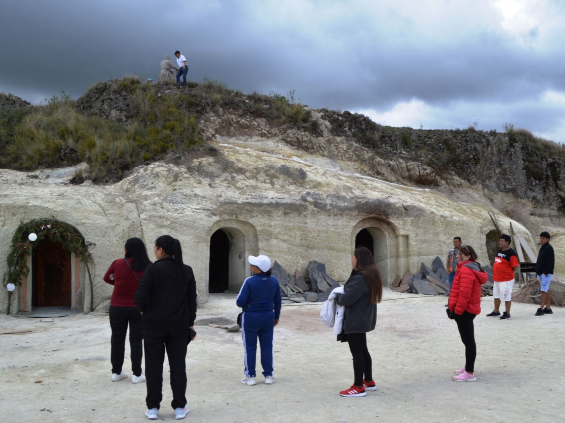 Antes de fines de enero abrirá sus puerta el primer hotel subterráneo en el Perú. Se ubica en el sector Llushcapampa, a 45 minutos de la ciudad de Cajamarca. Foto: Eduardo Lozano