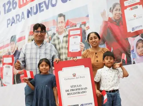 Cofopri anunció que intervendrá en 28 posesiones informales de la región Áncash durante el 2024 y beneficiar a más de 31,000 ciudadanos. ANDINA/Difusión