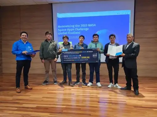 La Nasa otorgó una mención honrosa al proyecto Tarpuy, impulsado por estudiantes de Tecsup de Arequipa. La iniciativa permitirá a los agricultores conocer las oportunidades y riesgos de sembrar productos y en zonas específicas. ANDINA/Difusión