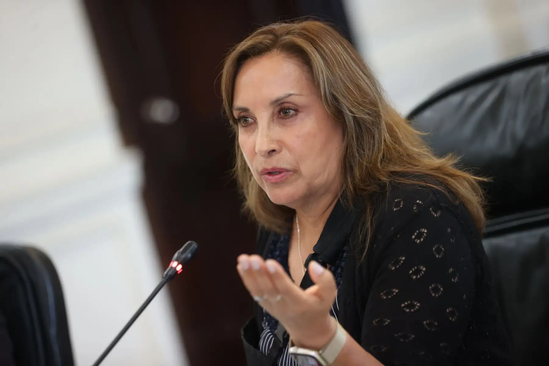 Presidenta Dina Boluarte encabeza sesión del Consejo de Ministros.
Foto:ANDINA/Prensa Presidencia