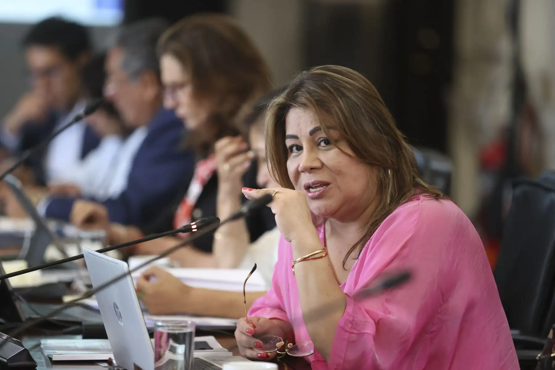 Presidenta Dina Boluarte encabeza sesión del Consejo de Ministros.
Foto:ANDINA/Prensa Presidencia