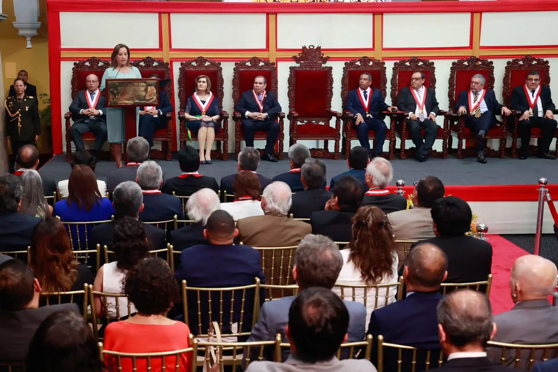 Presidenta Dina Boluarte participa en la apertura de Año Jurisdiccional del TC.
Foto: ANDINA / Vidal Tarqui