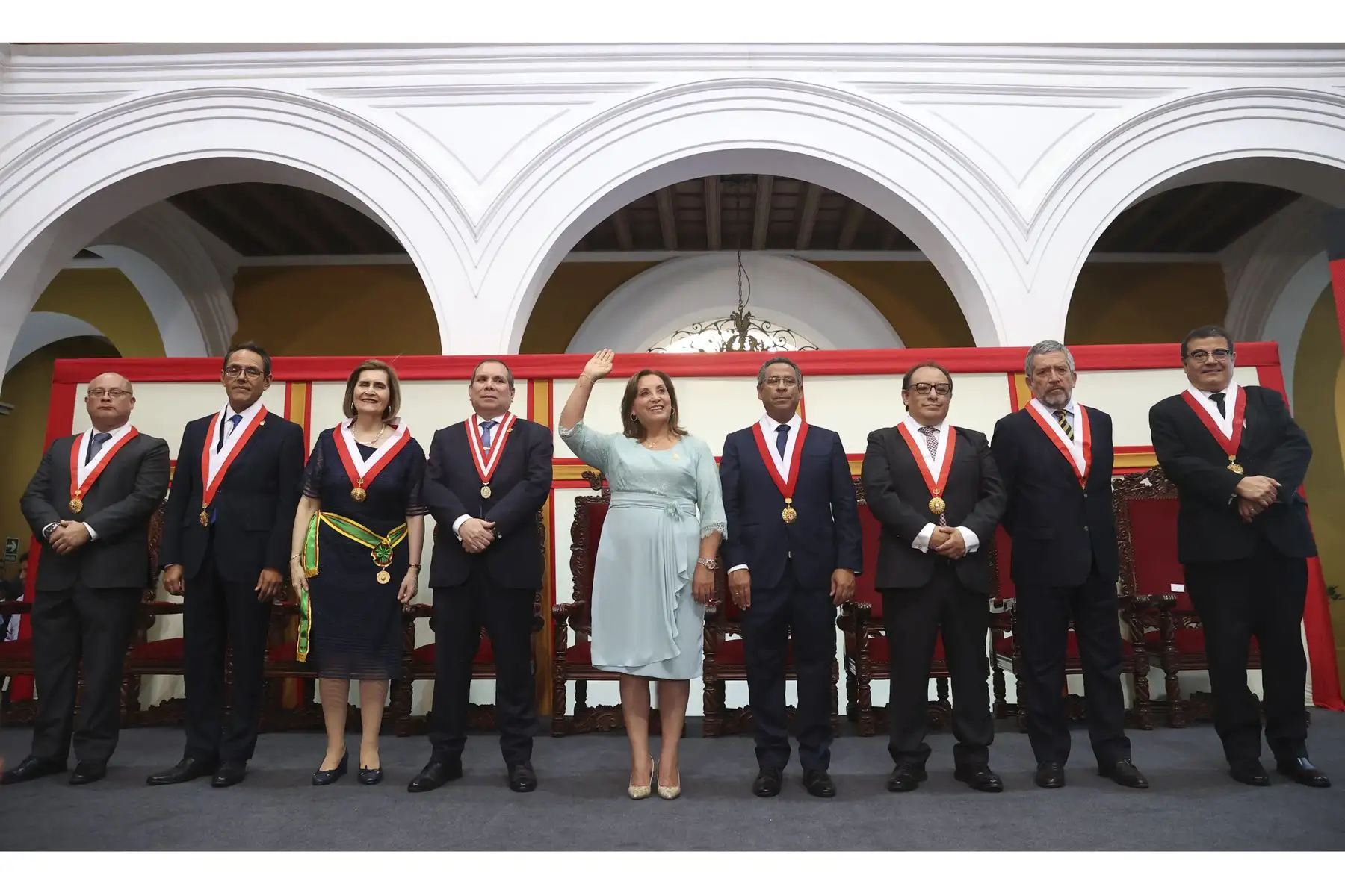 Presidenta Dina Boluarte participa en la ceremonia de apertura del Año Jurisdiccional del Tribunal Constitucional.
Foto: ANDINA/Prensa Presidencia