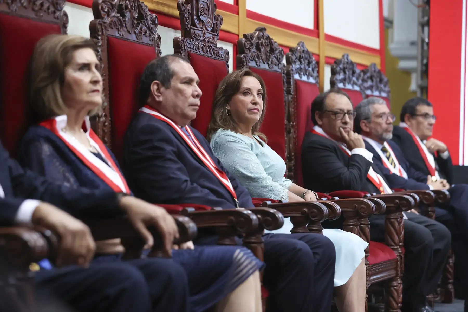 Presidenta Dina Boluarte participa en la ceremonia de apertura del Año Jurisdiccional del Tribunal Constitucional.
Foto: ANDINA/Prensa Presidencia