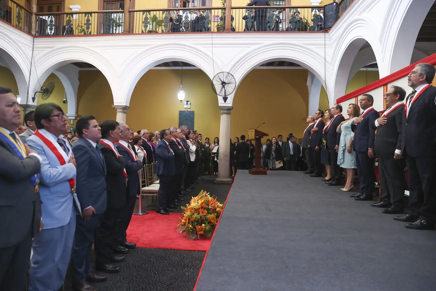 Presidenta Dina Boluarte participa en la ceremonia de apertura del Año Jurisdiccional del Tribunal Constitucional.
Foto: ANDINA/Prensa Presidencia