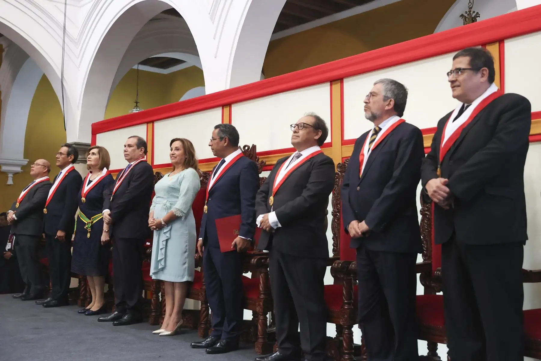 Presidenta Dina Boluarte participa en la ceremonia de apertura del Año Jurisdiccional del Tribunal Constitucional.
Foto: ANDINA/Prensa Presidencia