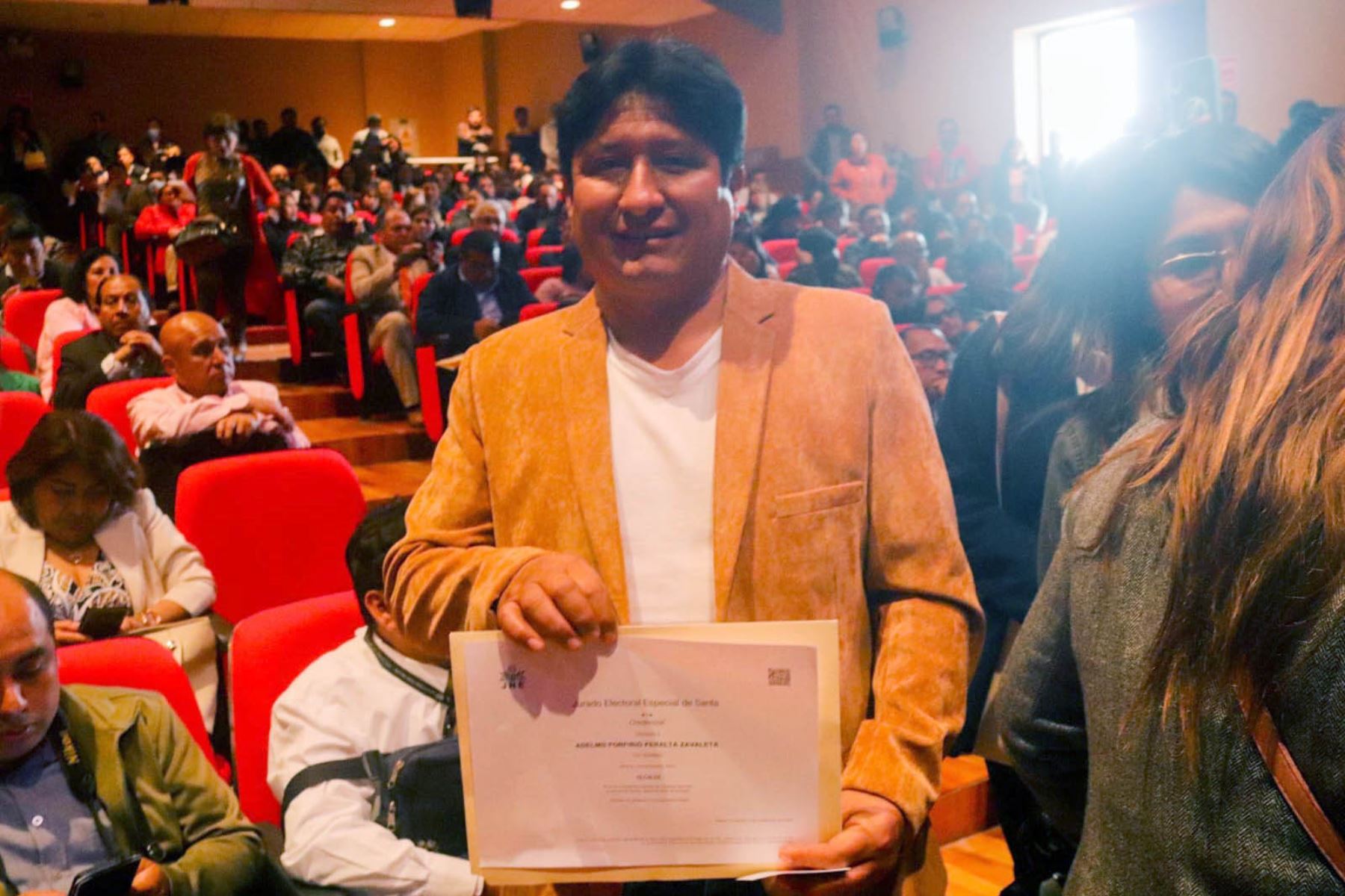 El alcalde de Cáceres del Perú, Adelmo Peralta Zavaleta, pidió apoyo al Ministerio del Interior. Foto: ANDINA/Difusión