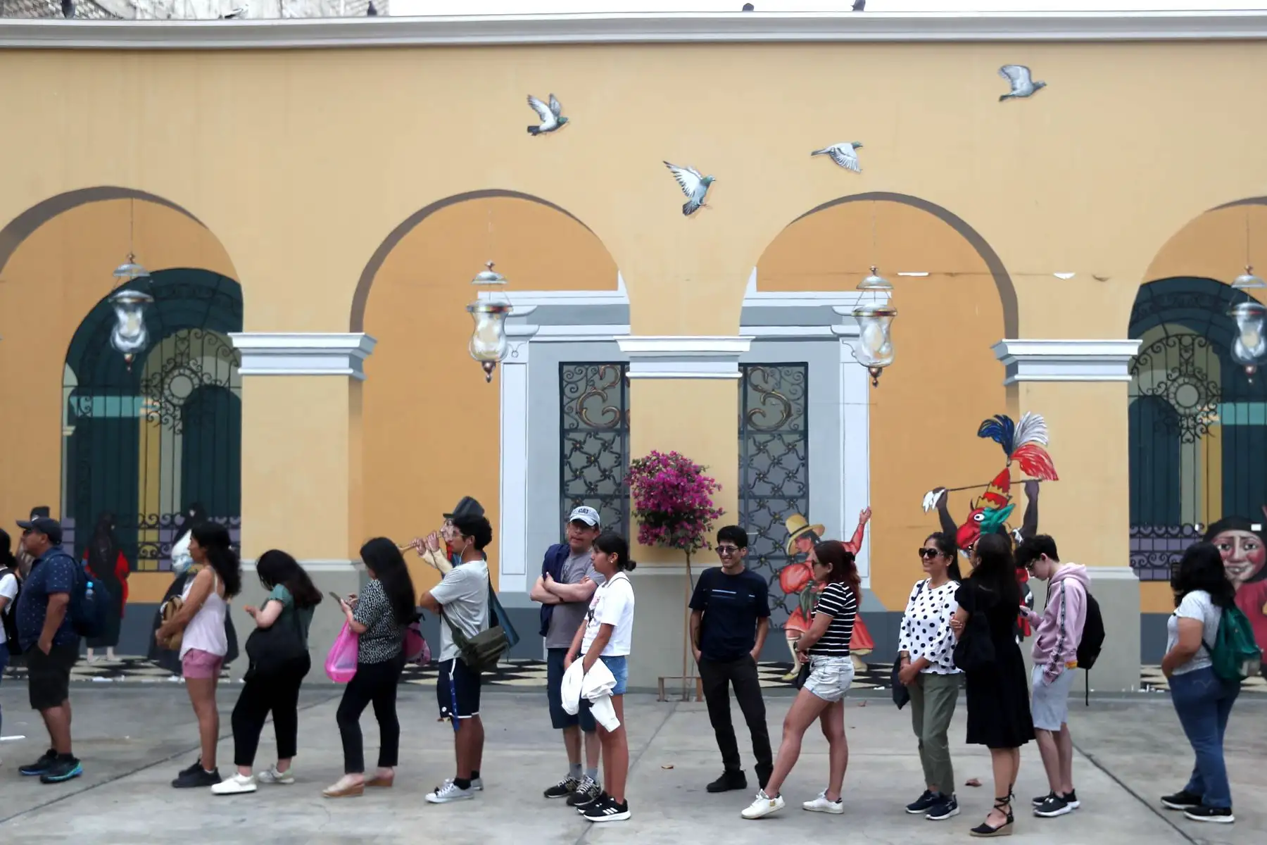 En el marco del 489 aniversario de la ciudad capital. Durante la actividad cultural se contaron hechos históricos.
Foto: ANDINA/Ricardo Cuba
