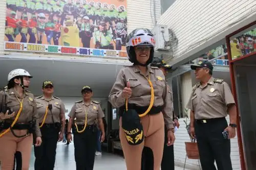 Coronel PNP Shirley Asto Vargas indicó que asume esta designación con humildad, responsabilidad y compromiso con su institución. Fotos: ANDINA/Juan Carlos Guzmán