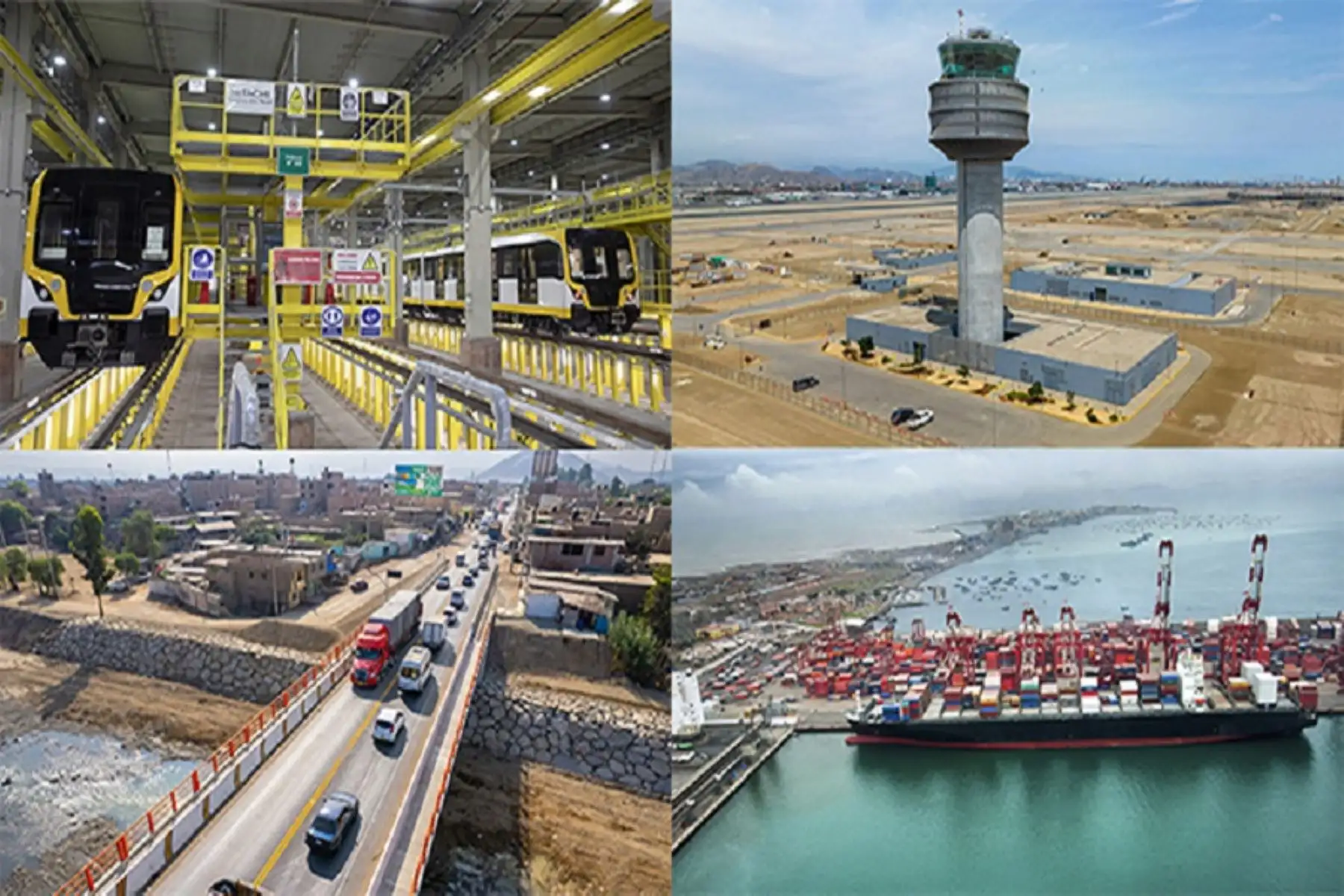 Inversión en infraestructura de transporte. Cortesía Ositran