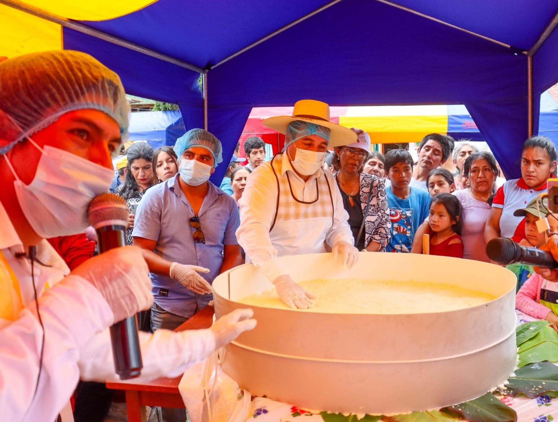 Provincia de Huancabamba celebró su 159° aniversario de creación política con el concurso del queso más grande de la región Piura. ANDINA/Difusión