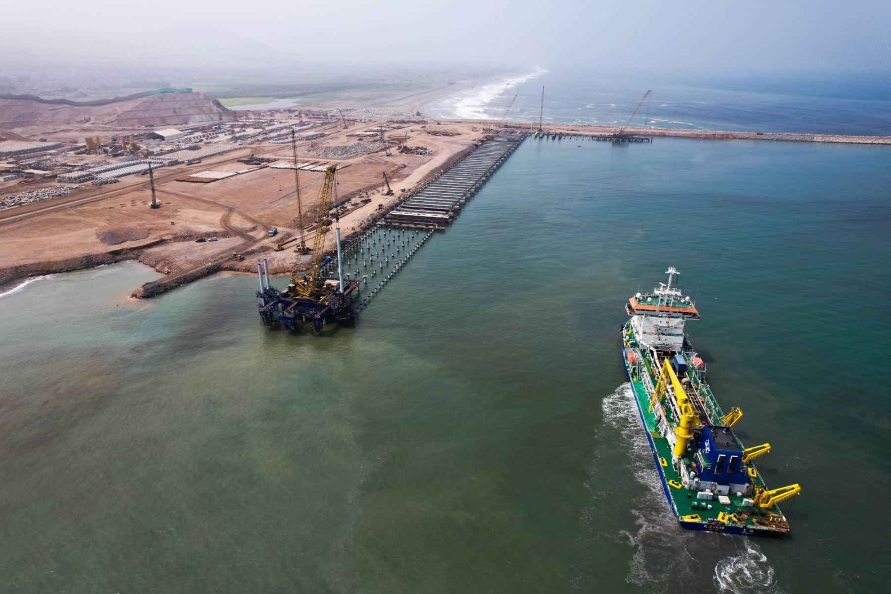 Puerto de Chancay impulsará las exportaciones peruanas a China. Cortesía