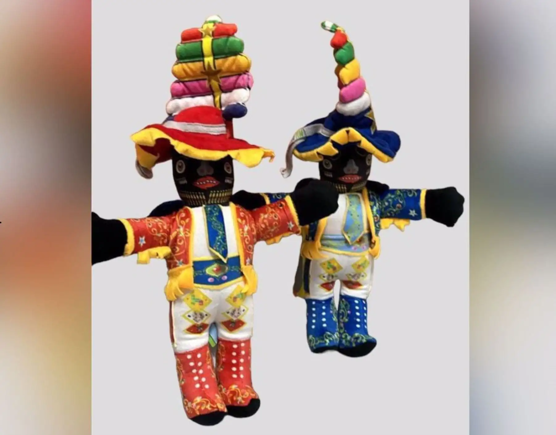 Peluche Los negritos de Huánuco fue creado y registrado ante Indecopi por un interno del penal de Huánuco. ANDINA/Difusión