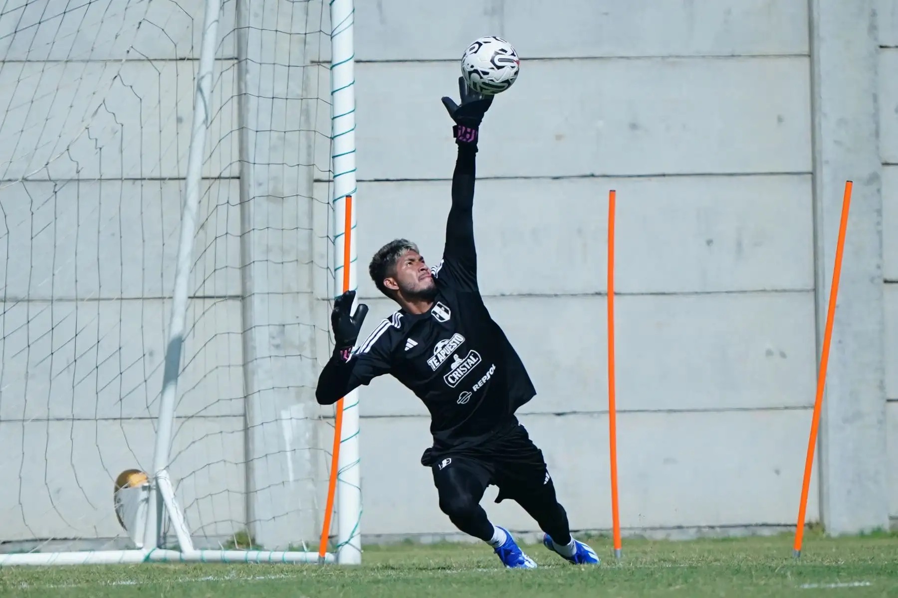 Entrenamiento de la LaBicolor Sub 23 en territorio venezolano. Este jueves la selección dirigida por Chemo del Solar realizó su segunda práctica en la ciudad de Valencia con miras al debut ante Chile que está programado para el domingo 21 de enero a las 15:00 horas (hora peruana) en el estadio Misael Delgado.
Foto: FPF