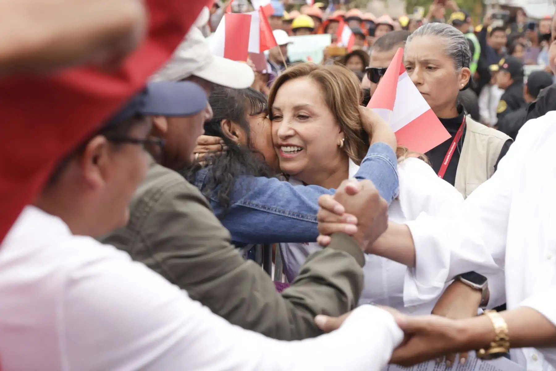 Presidenta Dina Boluarte participa del inicio de obras del mejoramiento y ampliación del sistema de agua potable y alcantarillado en el distrito de Andrés Avelino Cáceres, provincia de Huamanga en Ayacucho.
Foto: ANDINA/Prensa Presidencia