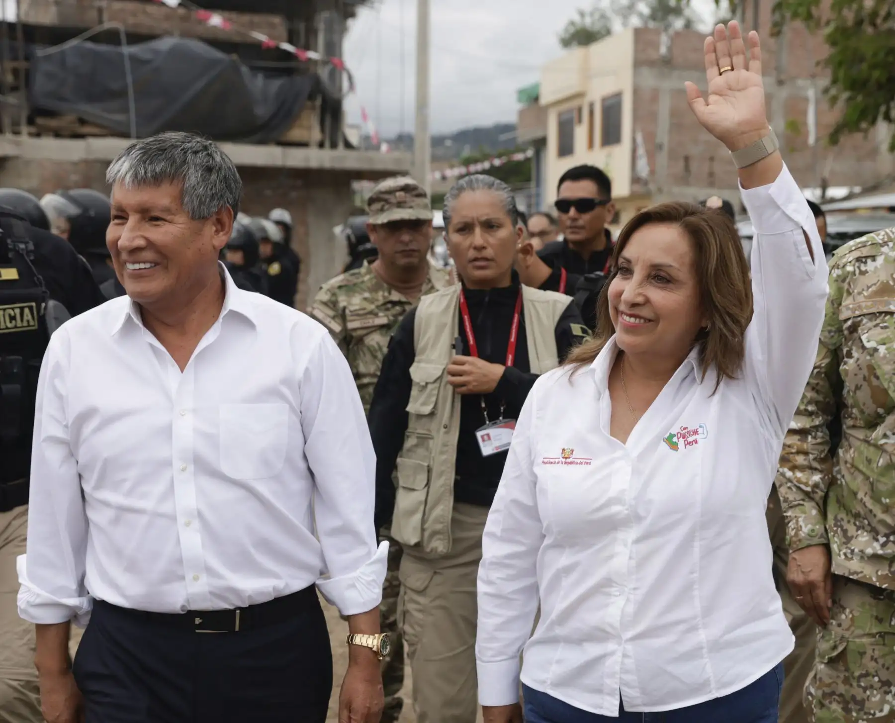 Presidenta Dina Boluarte participa del inicio de obras del mejoramiento y ampliación del sistema de agua potable y alcantarillado en el distrito de Andrés Avelino Cáceres, provincia de Huamanga en Ayacucho.
Foto: ANDINA/Prensa Presidencia