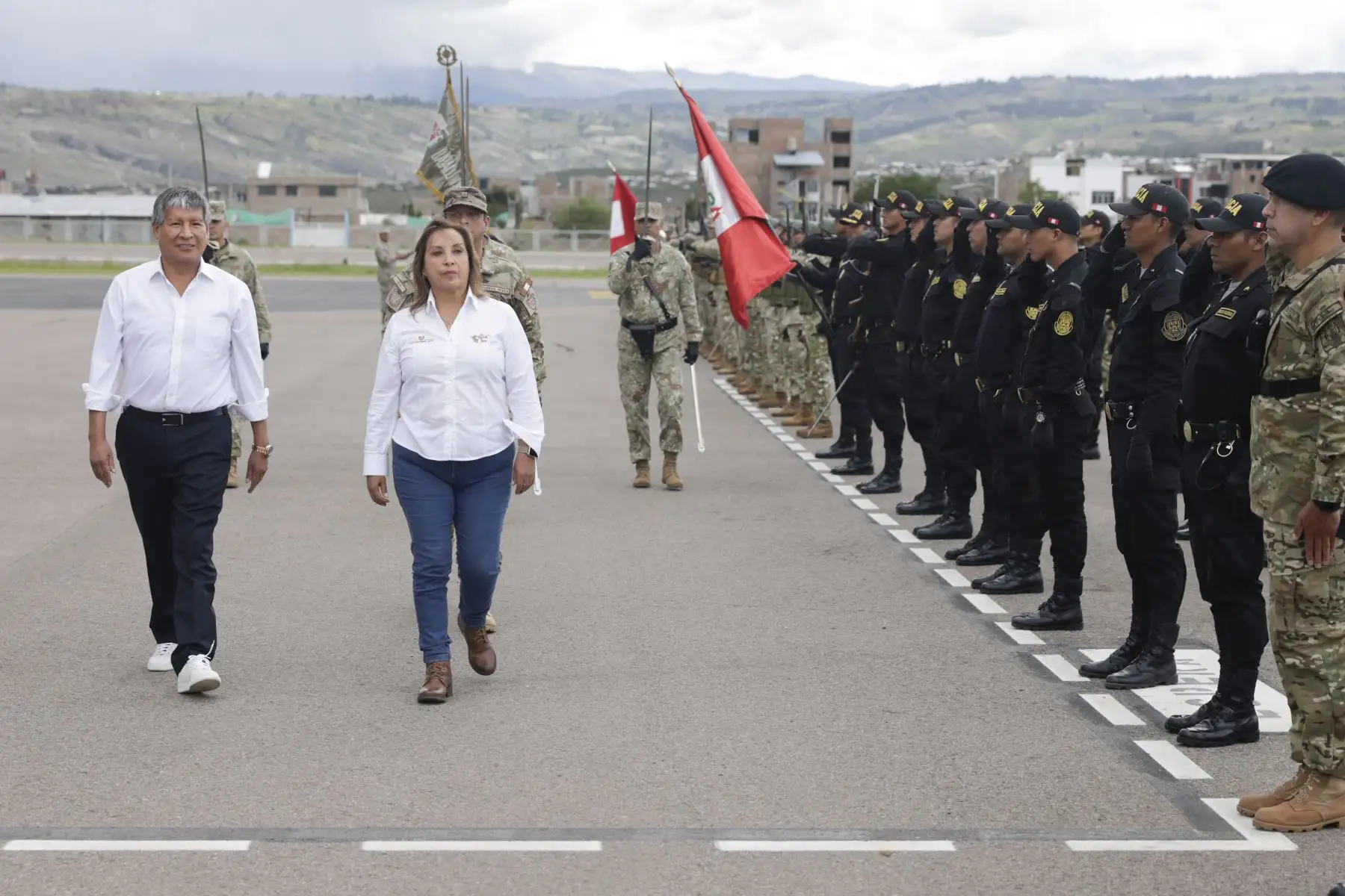 Presidenta Dina Boluarte participa del inicio de obras del mejoramiento y ampliación del sistema de agua potable y alcantarillado en el distrito de Andrés Avelino Cáceres, provincia de Huamanga en Ayacucho.
Foto: ANDINA/Prensa Presidencia