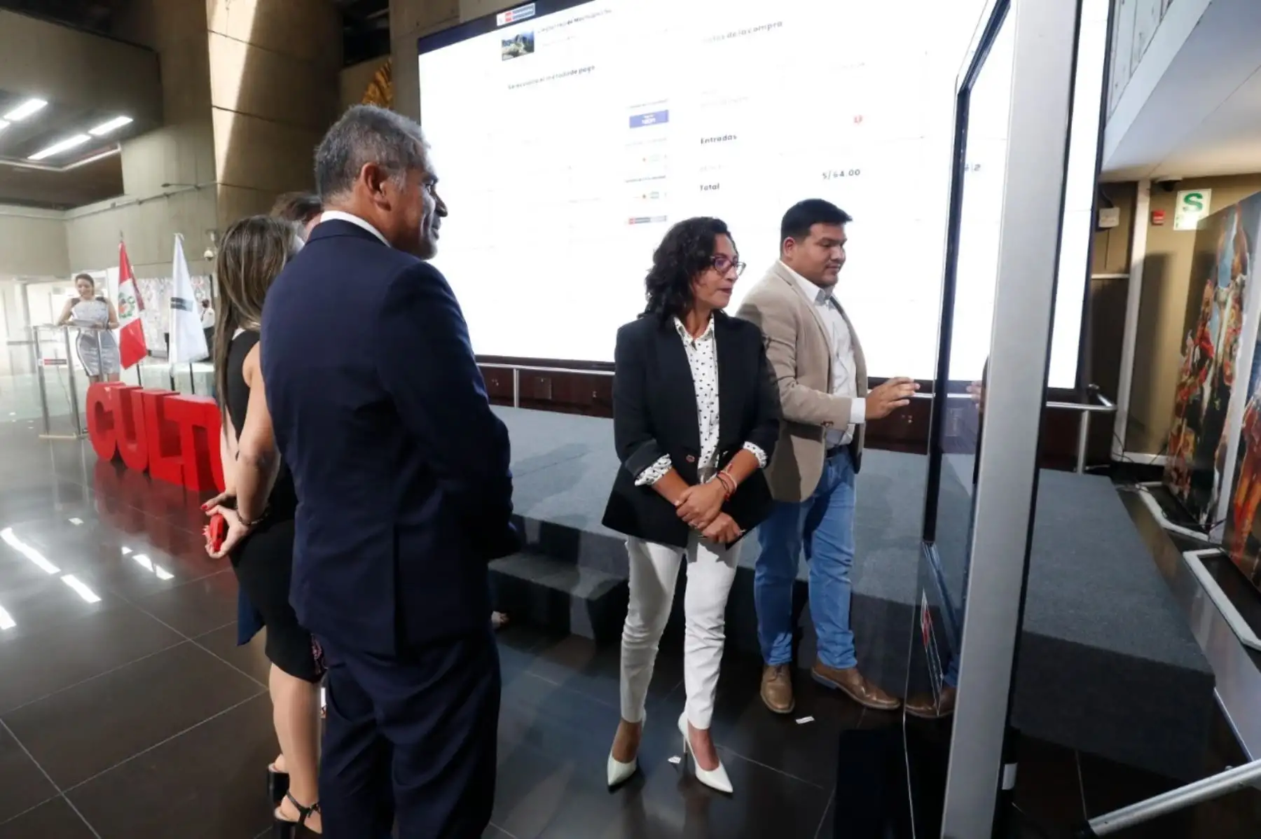 Leslie Urteaga, Ministra de Cultura anuncia que las entradas para Machupicchu estara disponibles en la plataforma. Foto: ANDINA/ Ministerio Cultura