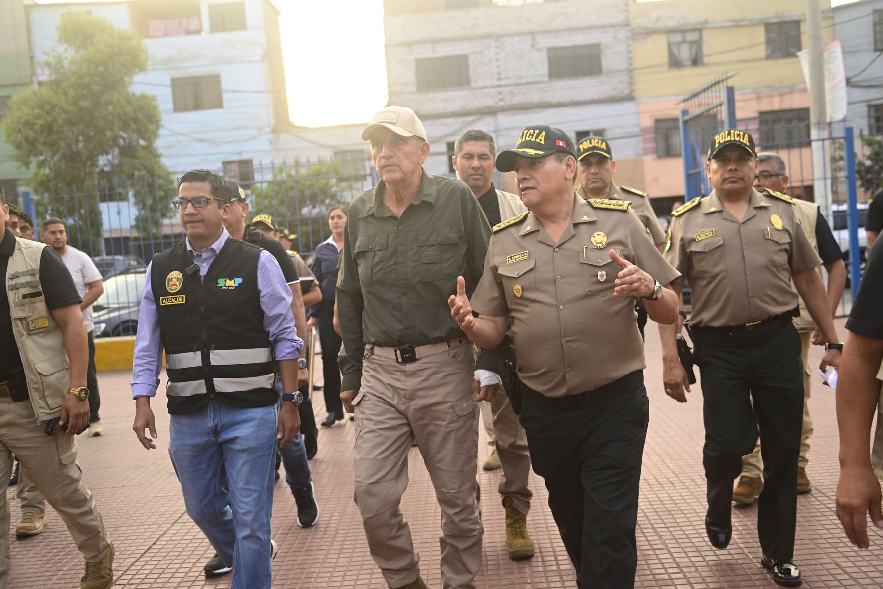 El ministro del Interior, Víctor Torres, visitó San Martín de Porres. ANDINA/Difusión