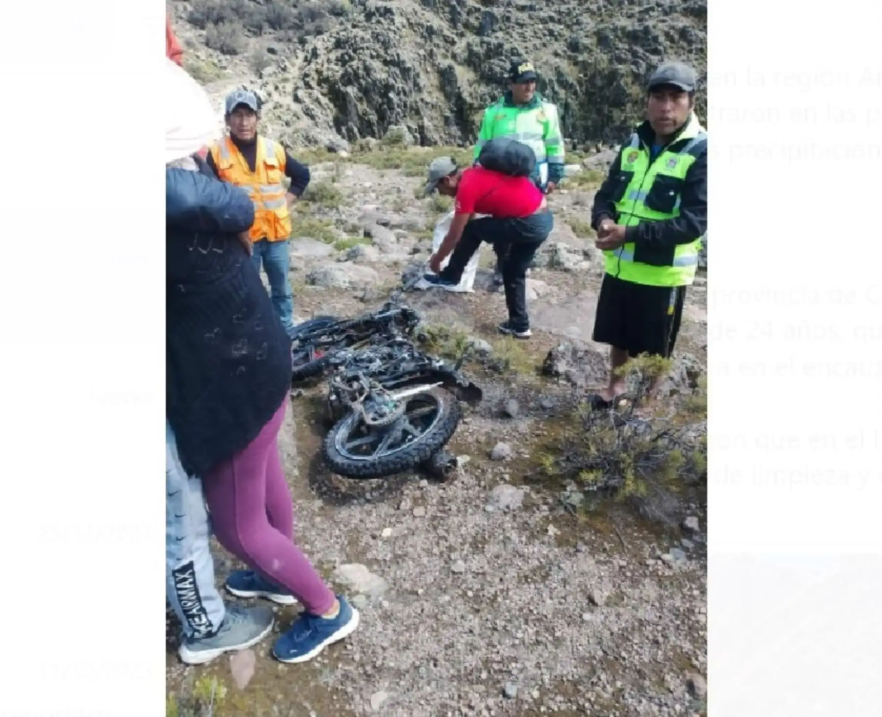 La caída de huaicos en Arequipa cobra sus primeras víctimas mortales. Dos personas murieron en dicha región a causa de estos eventos naturales.