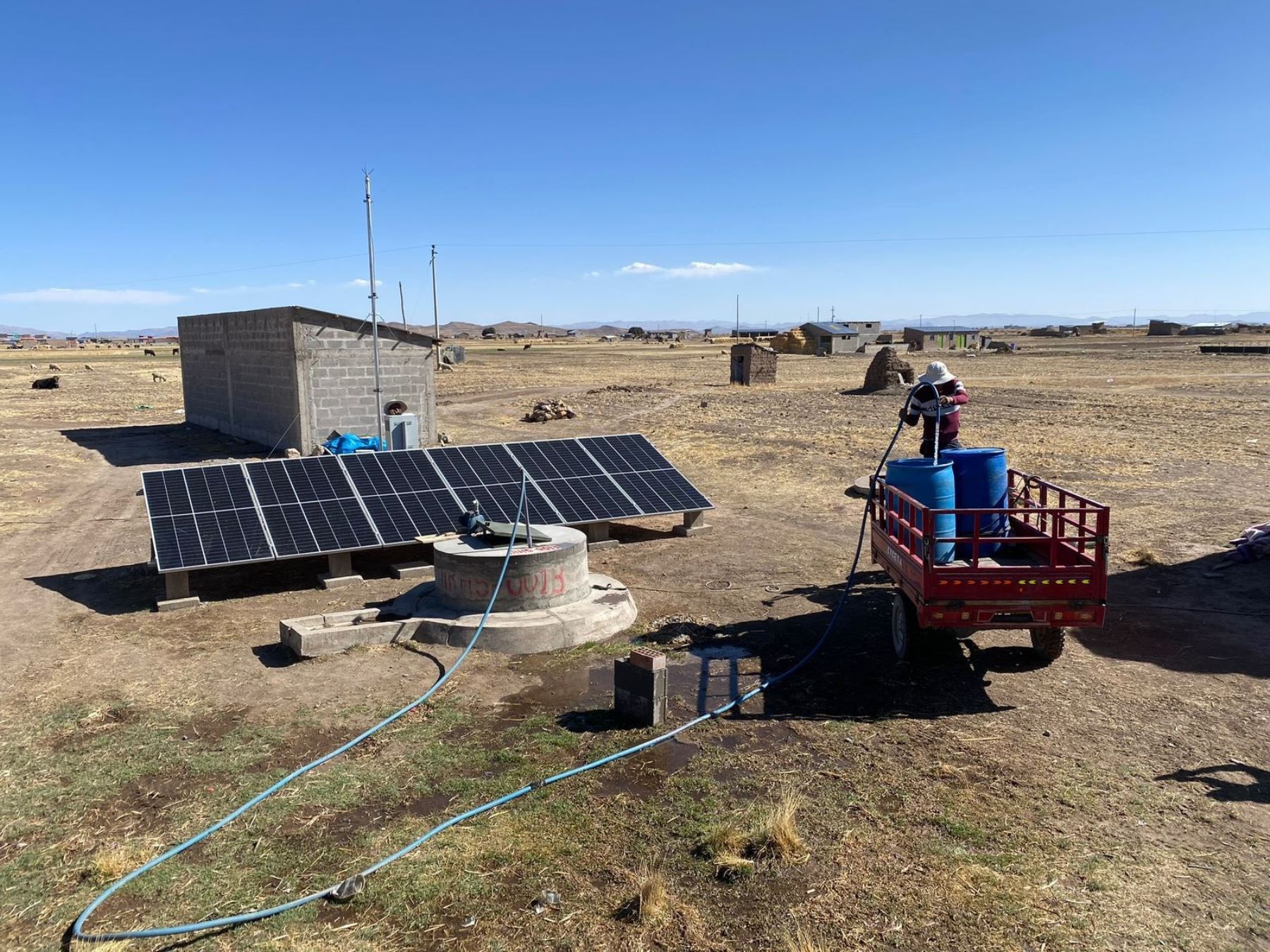 Más de 15,000 familias de 48 distritos de Puno se benefician con la habilitación de 383 pozos de agua ejecutados por la Autoridad Nacional del Agua en dicha región. ANDINA/Difusión