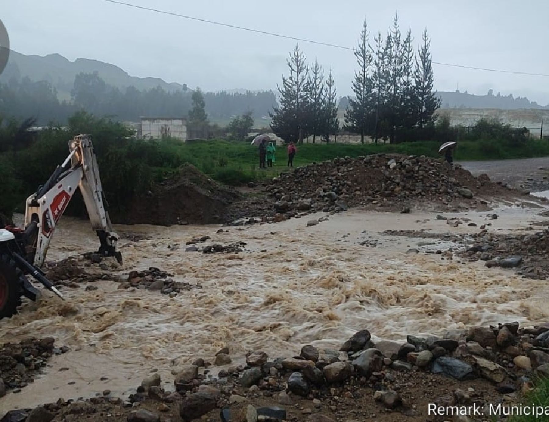 Al menos 25 viviendas resultaron afectadas a consecuencia de las lluvias intensas que se registran en Ticapampa, en la sierra de Áncash.