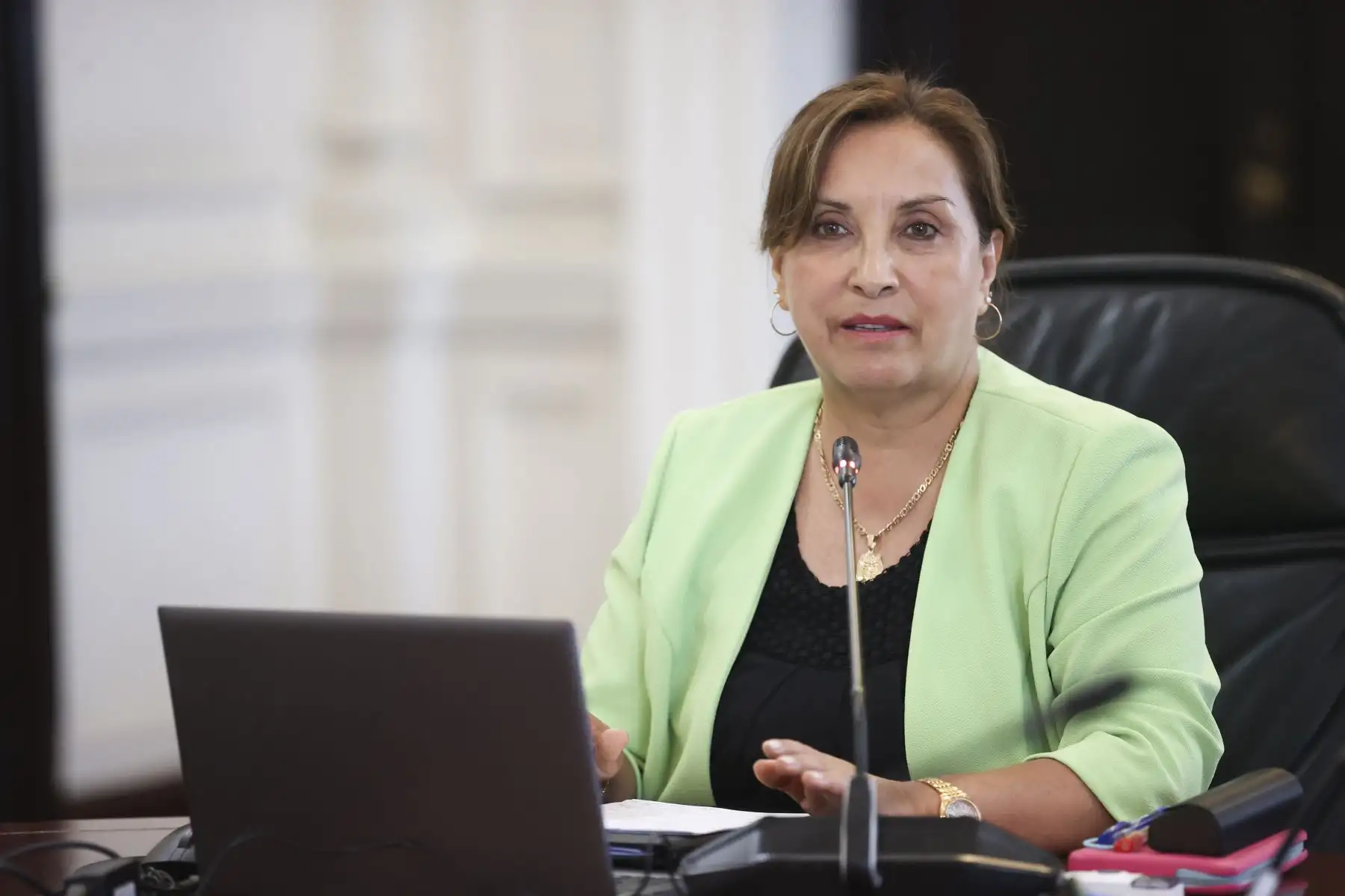Presidenta Dina Boluarte encabeza sesión del Consejo de Ministros. Foto: ANDINA/ Prensa presidencia