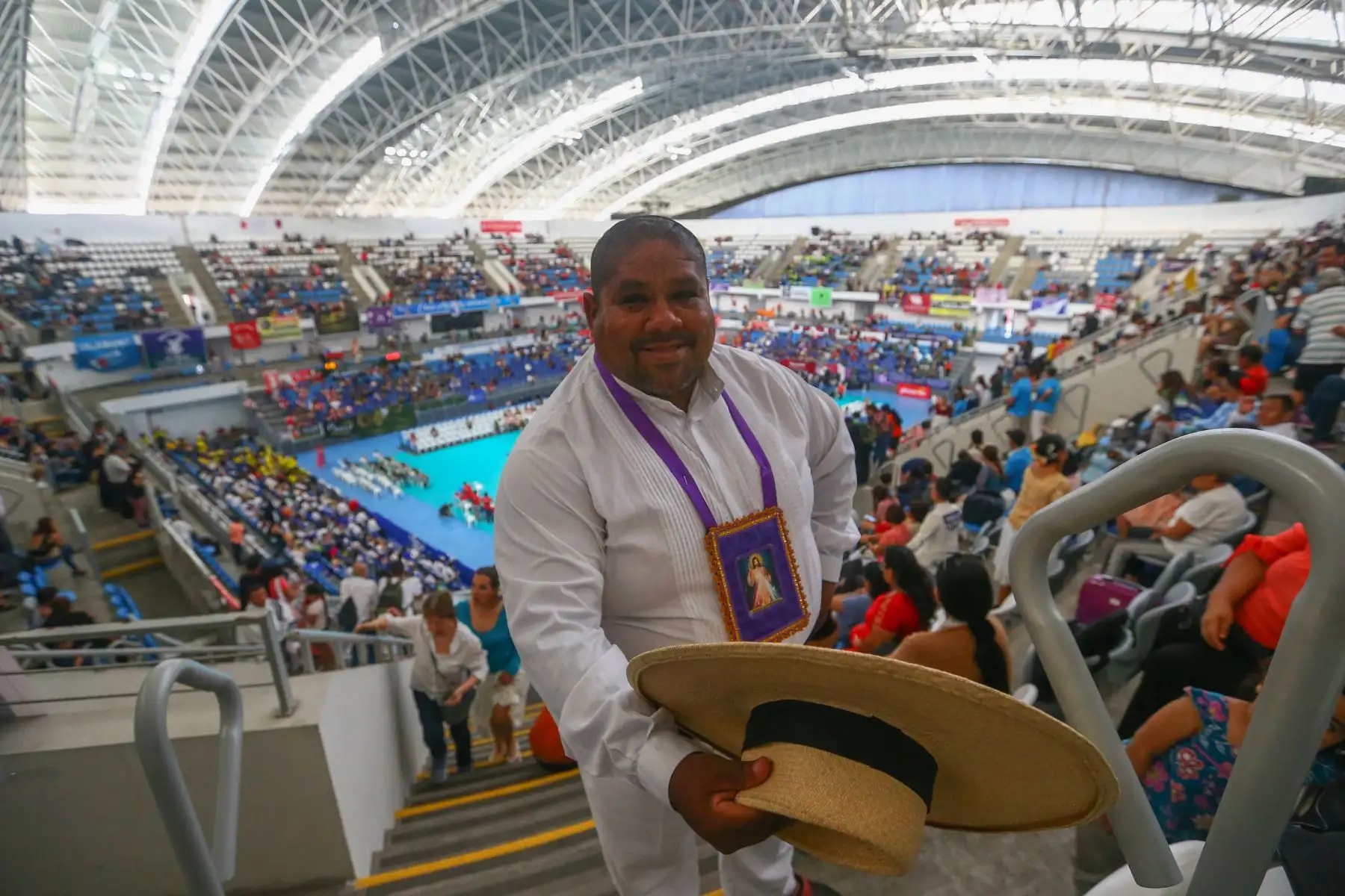 Por segundo año consecutivo, el Polideportivo del Callao es la sede del 64º Concurso Nacional de Marinera 2024 que se desarrollará del 22 al 28 de enero, con el objetivo de atraer a más de 1.500 parejas de baile de todo el Perú y el exterior.
Foto: ANDINA/Eddy Ramos