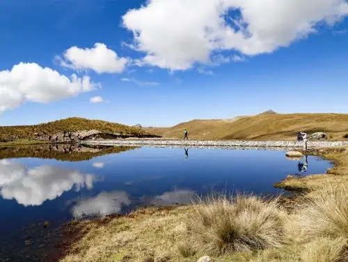 Sierra Azul del Midagri construye qochas para combatir los efectos del cambio climático en comunidades altoandinas de 14 regiones del país. ANDINA/Difusión