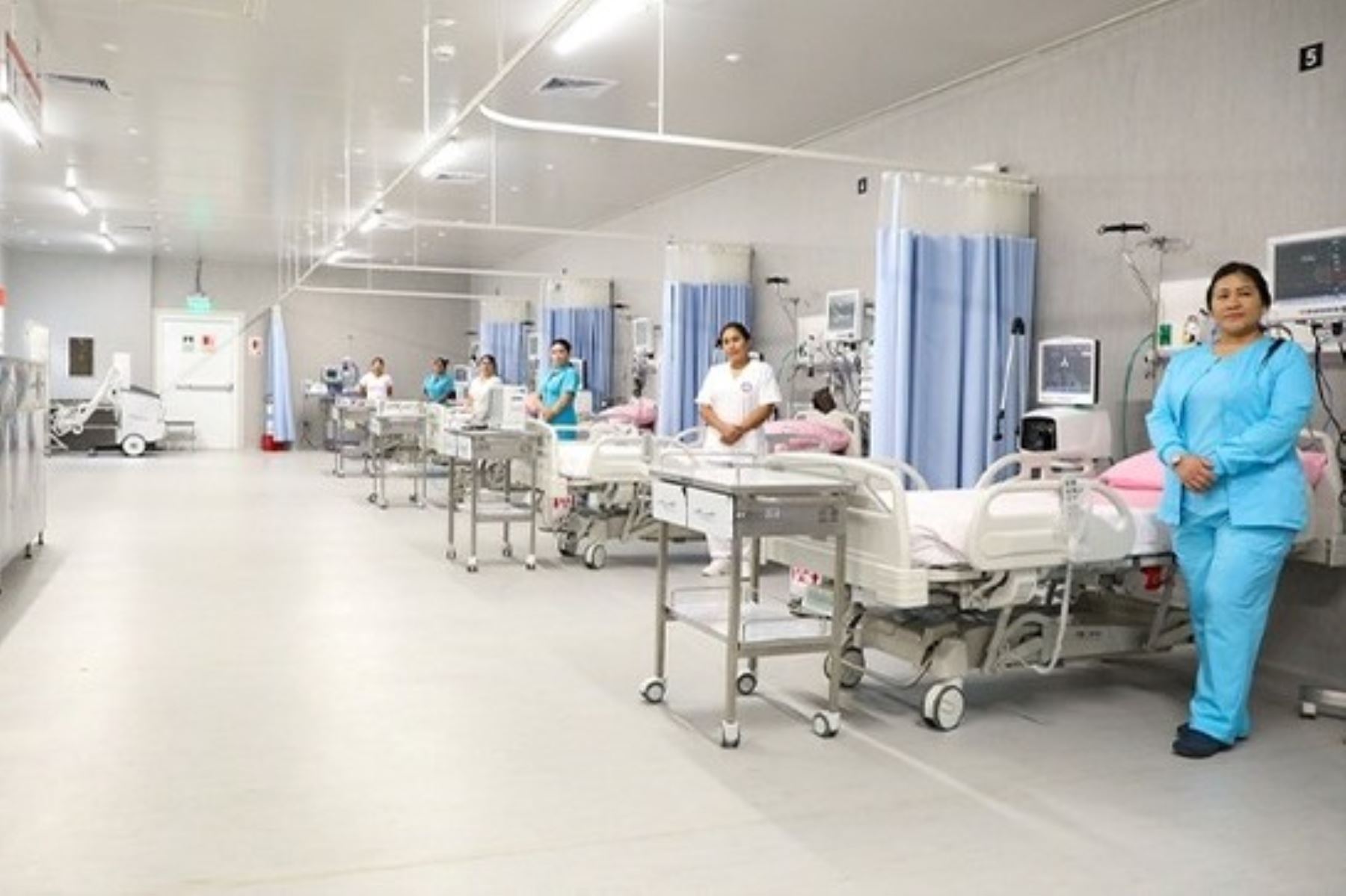 Hospital San Juan de Lurigancho cuenta con nuevo módulo de Unidad de Cuidados Intensivos. Foto: ANDINA/Difusión.