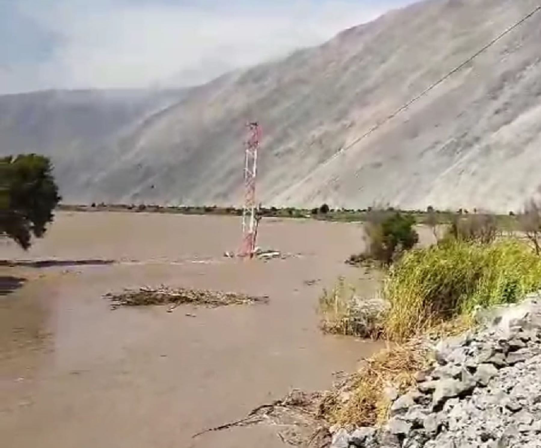 Indeci extendió la alerta roja en Arequipa por el aumento del caudal del río Ocoña y por el peligro de inundación que amenaza a 19 centros poblados de esta región. Foto: ANDINA/difusión.