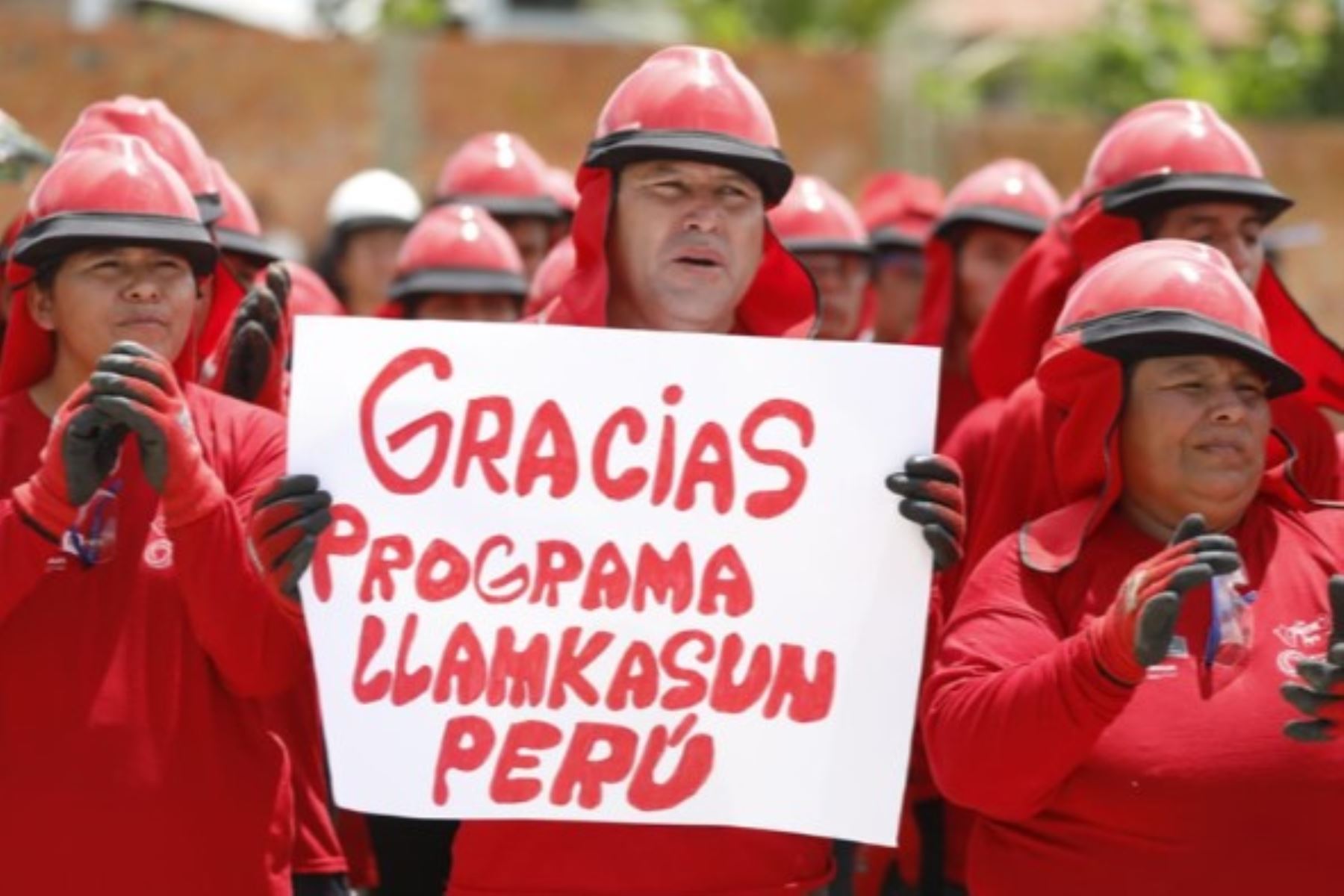 Beneficiarios del programa de empleo temporal Llamkasun Perú (imagen referencial). Foto: ANDINA/Difusión