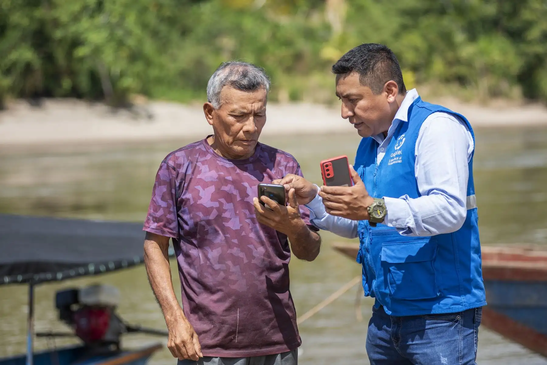Acceso a los servicios de telecomunicaciones. Cortesía Osiptel