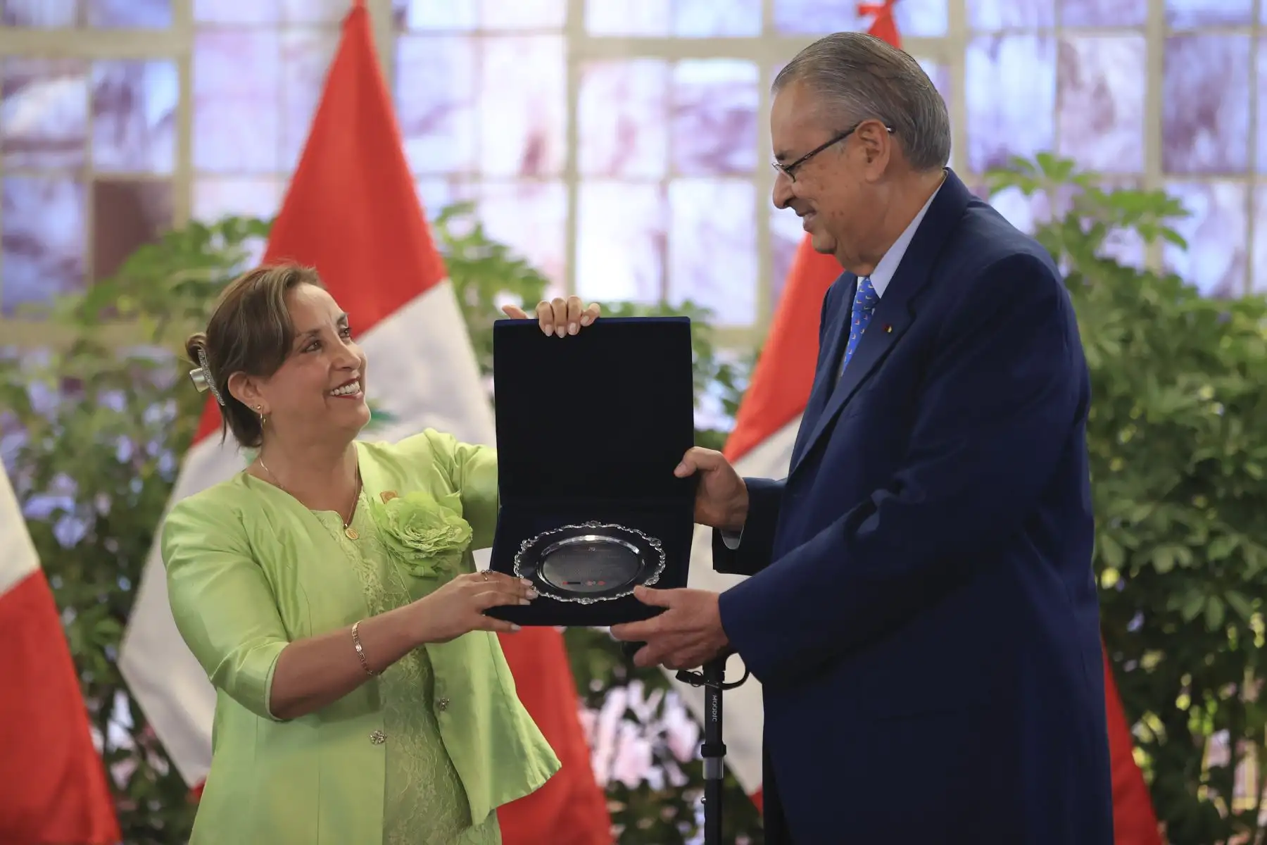 Presidenta Dina Boluarte participa del décimo aniversario del fallo de La Corte Internacional de Justicia sobre la delimitación marítima entre Perú y Chile. 
Foto: ANDINA/Prensa Presidencia