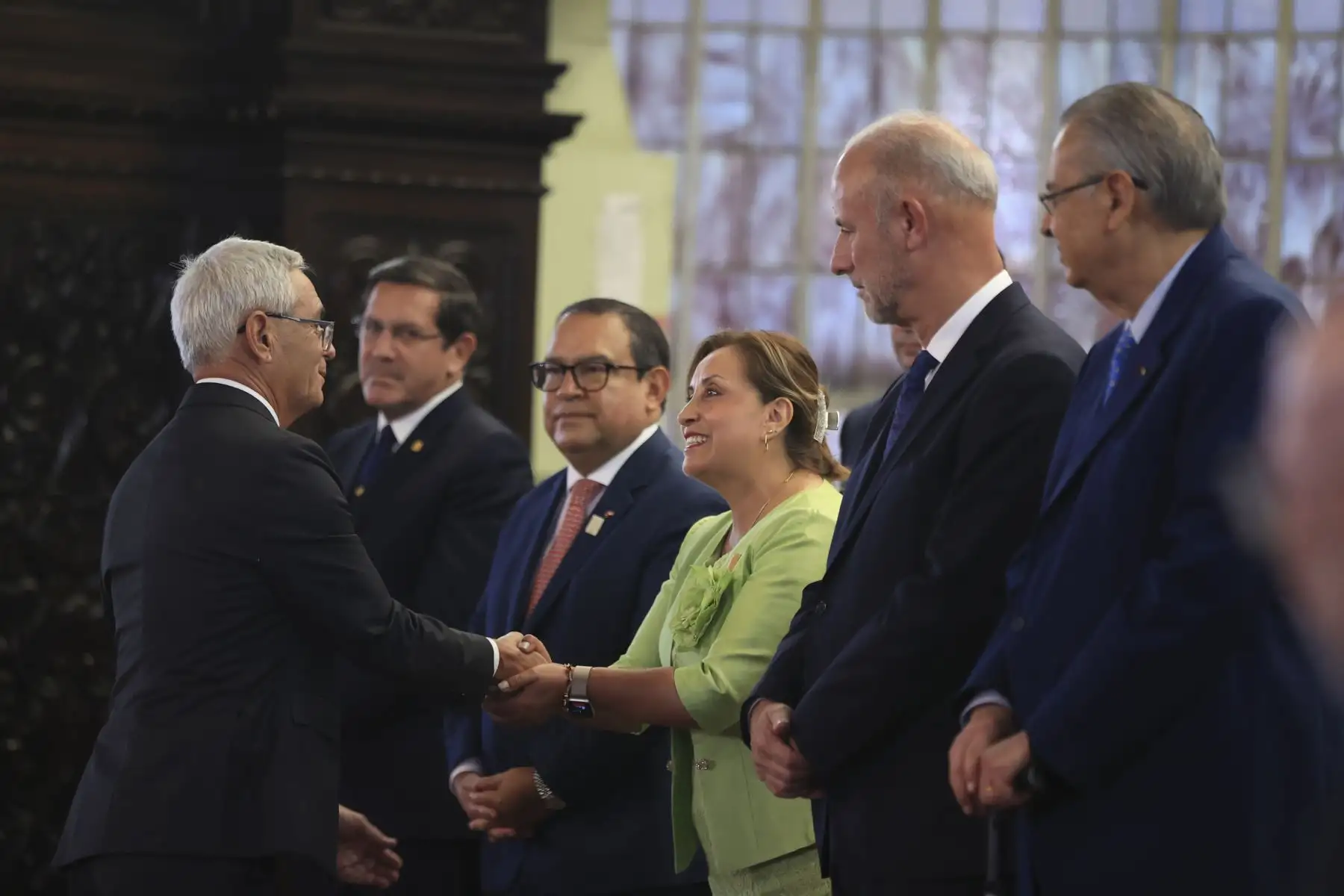 Presidenta Dina Boluarte participa del décimo aniversario del fallo de La Corte Internacional de Justicia sobre la delimitación marítima entre Perú y Chile. 
Foto: ANDINA/Prensa Presidencia