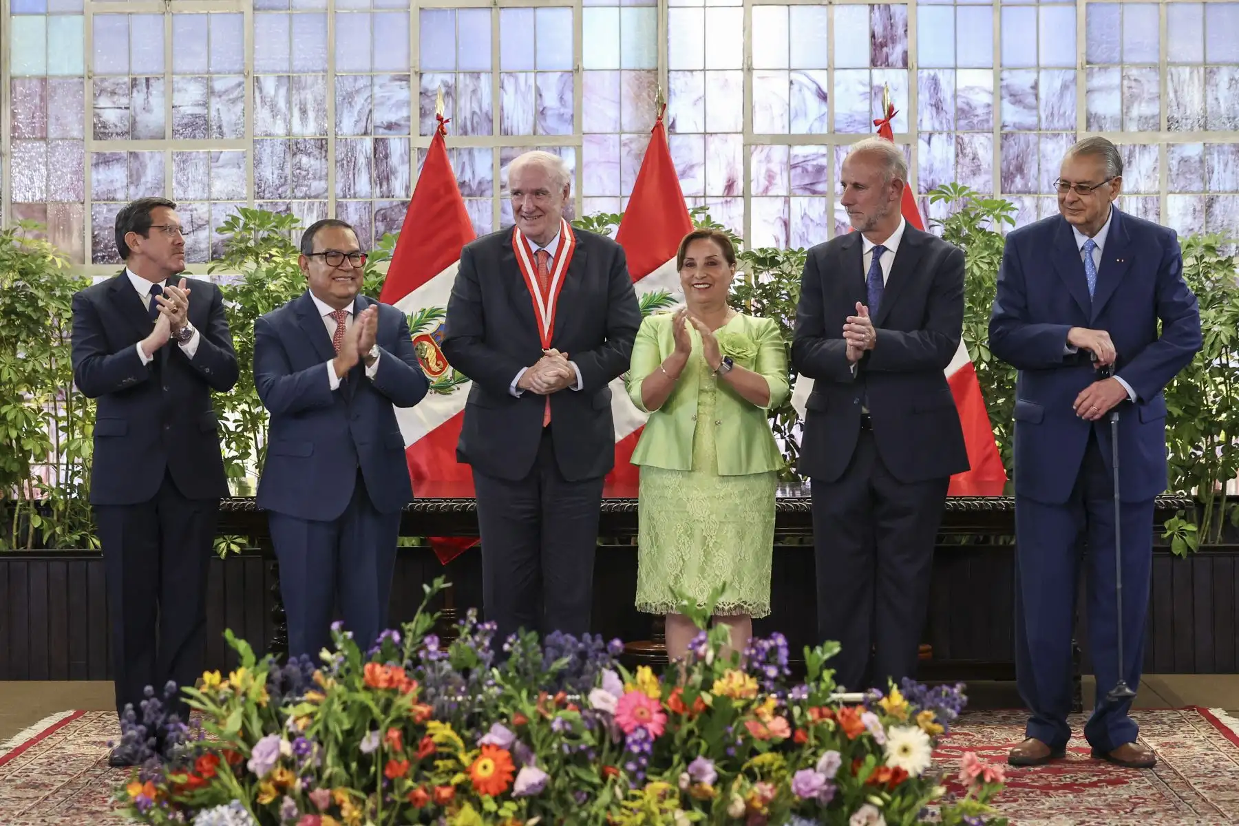 Presidenta Dina Boluarte participa del décimo aniversario del fallo de La Corte Internacional de Justicia sobre la delimitación marítima entre Perú y Chile. 
Foto: ANDINA/Prensa Presidencia