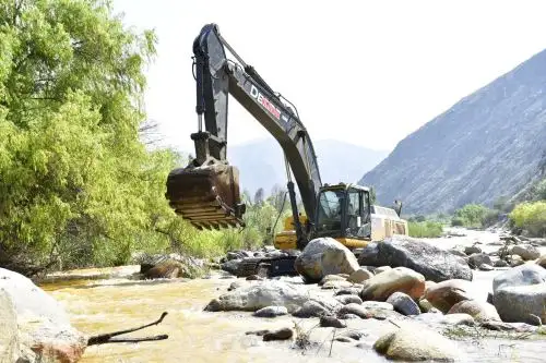 La intervención en el río Moche se inició a la altura del sector Catuay, en el distrito de Laredo, región La Libertad. Foto: ANDINA/Difusión