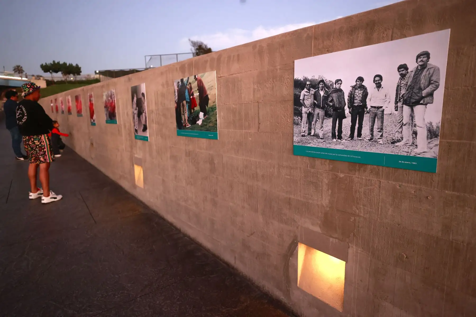 Inauguración de la muestra temporal “Huaychao y Uchuraccay: causa y efecto. Memoria gráfica de Óscar Medrano”.Tercer nivel Lugar de la Memoria, la Tolerancia y la Inclusión Social (LUM). Foto: ANDINA/Vidal Tarqui
