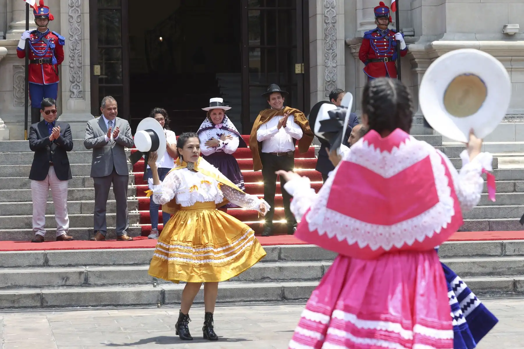 Presidenta Dina Boluarte participa en el lanzamiento del Carnaval Abanquino. Foto: ANDINA/ Prensa Presidencia