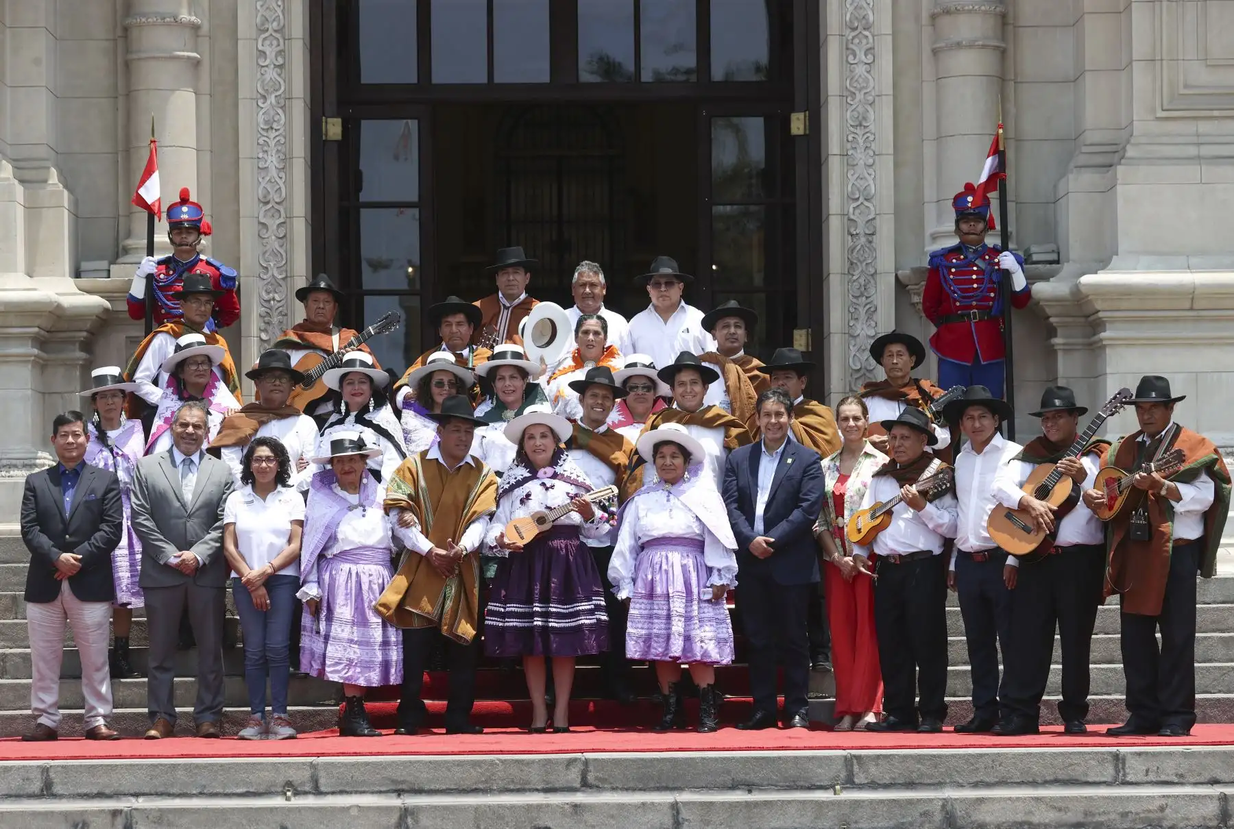 Presidenta Dina Boluarte participa en el lanzamiento del Carnaval Abanquino. Foto: ANDINA/ Prensa Presidencia