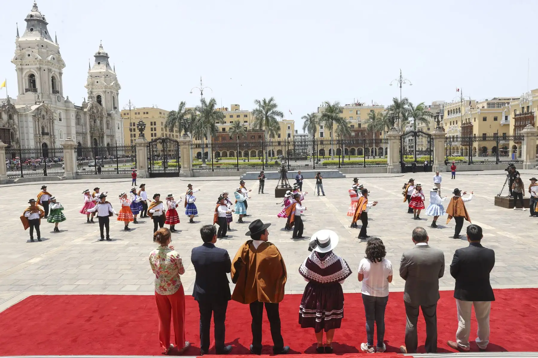 Presidenta Dina Boluarte participa en el lanzamiento del Carnaval Abanquino. Foto: ANDINA/ Prensa Presidencia