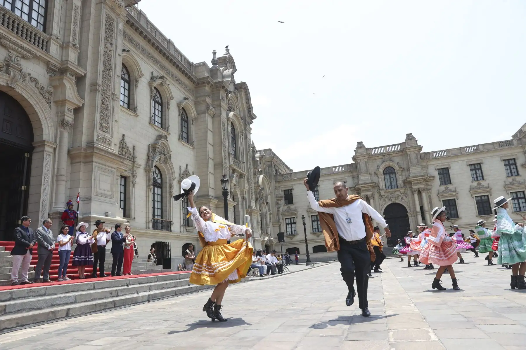 Presidenta Dina Boluarte participa en el lanzamiento del Carnaval Abanquino. Foto: ANDINA/ Prensa Presidencia