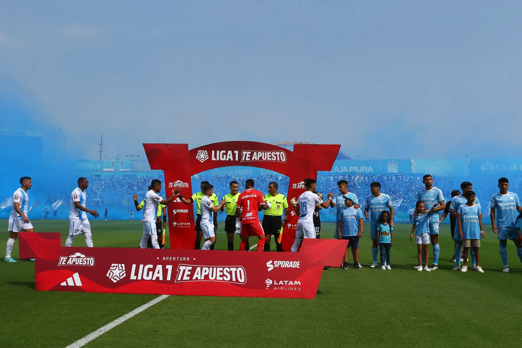 Sporting Cristal se enfrenta a ADT por la fecha 1 de la Liga1 en el estadio Alberto Gallardo. Foto: ANDINA/Eddy Ramos