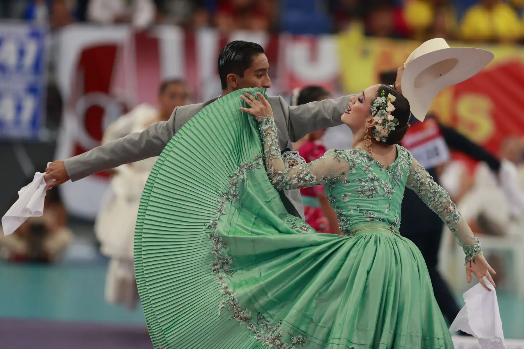 El Polideportivo del Callao, ubicado en la cuadra 23 de la avenida Guardia Chalaca, es la sede principal del 64º Concurso Nacional de Marinera 2024, evento que tradicionalmente se desarrolla en la ciudad de Trujillo (La Libertad) pero que, por segunda vez, tiene lugar en la capital. Foto: ANDINA/Vidal Tarqui